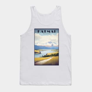 Katmai National Park Travel Poster Tank Top